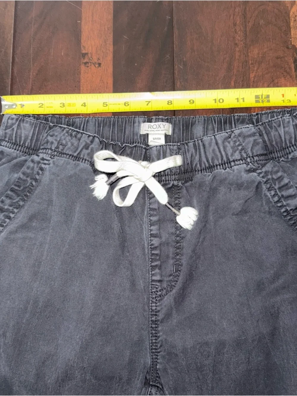 Roxy Wide Leg Pull On Pant Women’s Size Small Black Drawstring